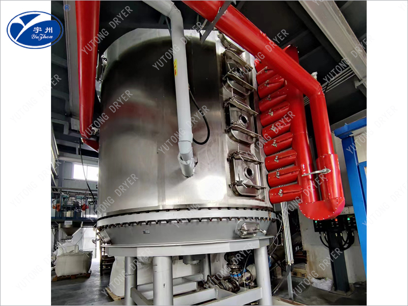 Caffeine tray dryer